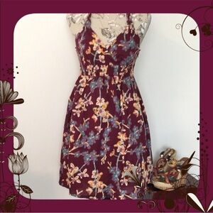 𝅺halogen Floral Halter Dress S